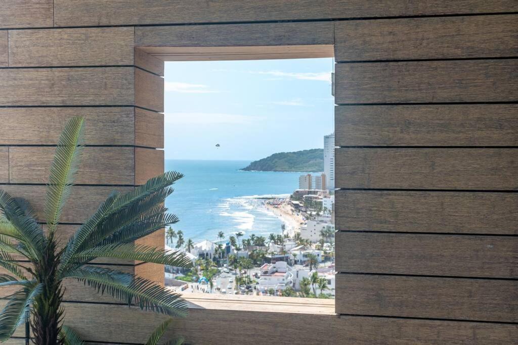 Piso 18 En Malecon Con Vista Al Mar Lägenhet Mazatlán Exteriör bild